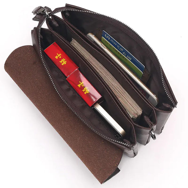 Genuine Leather Wallet for Men - Clutch Bag